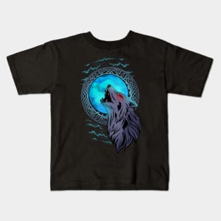 Viking Mythology - Fenrir Wolf Gift Kids T-Shirt